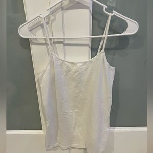 White cotton tank M